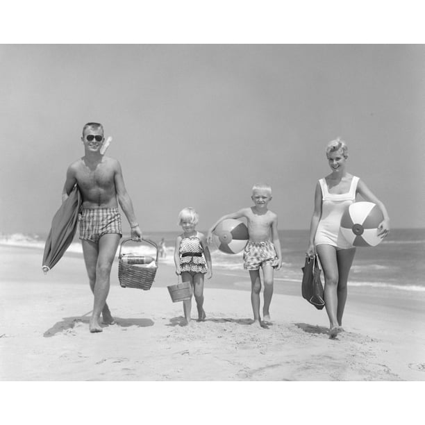 Flip Flop Family Beach Sand Vintage Original Painting Art Poster Print Giclée Flip Flop Family Beach Sand Vintage Original Painting Art Poster Print Giclée